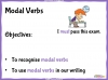 Modal Verbs - KS2 Teaching Resources (slide 2/18)